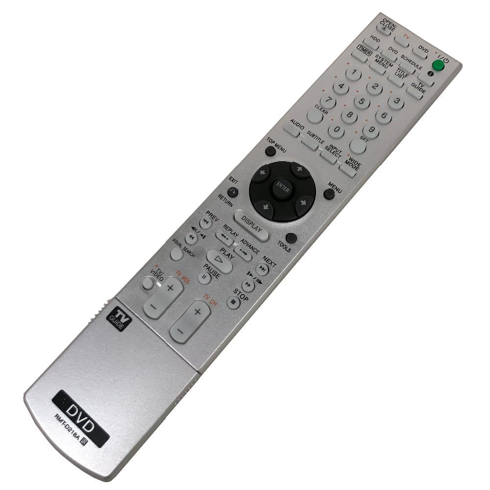 Новый сменный RMT-D218A для SONY Подходит для DVD-рекордера/плеера Пульт дистанционного управления RDRHX715 SVD2433