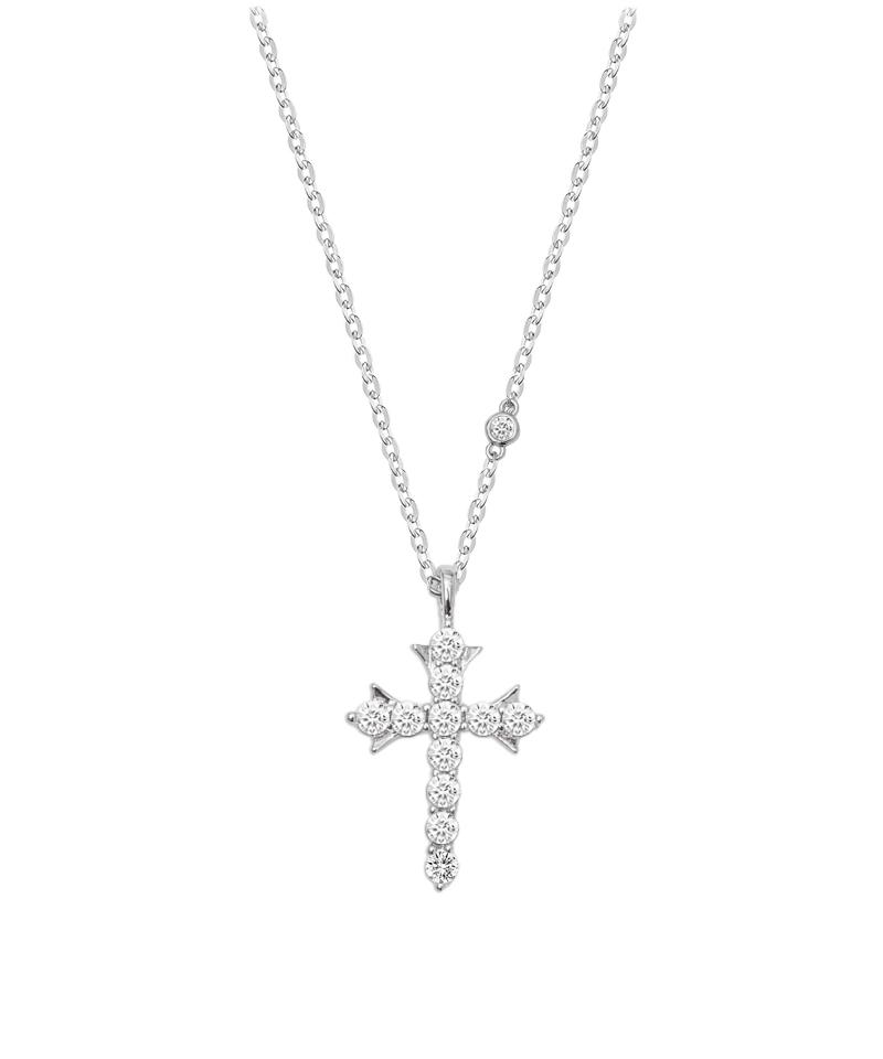 Женское колье Blancier Bl261N1266 с цепочкой Cross Cubic