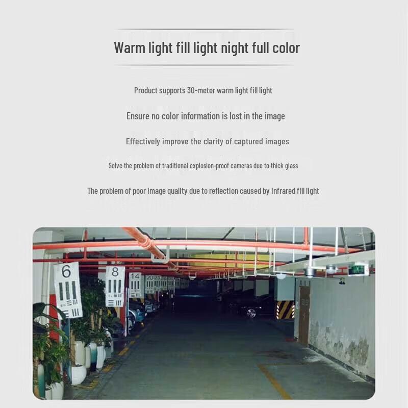 Dahua 4MP Full-Color POE Explosion-Proof IP Camera CN plug (adapter included)