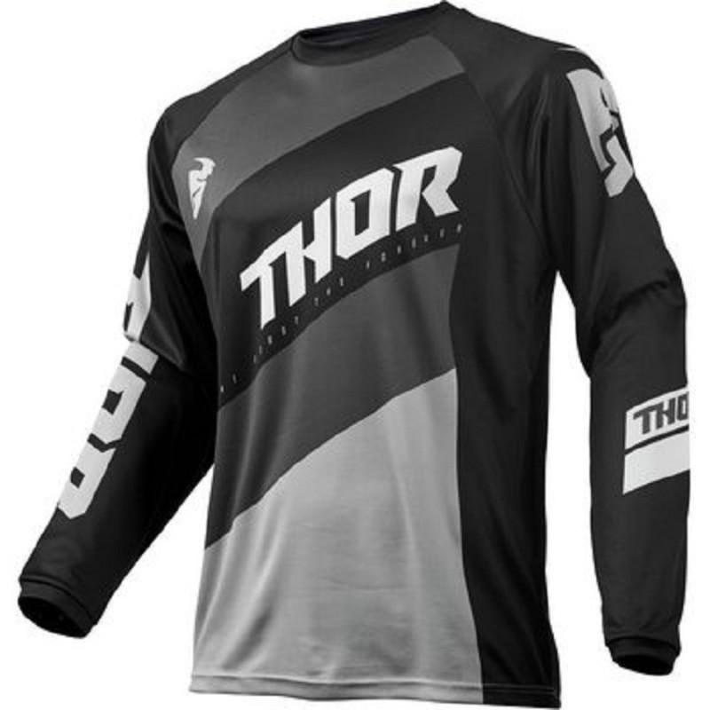 Mens Long Sleeve Motorcycle Riding Jersey Off-Road Dirt Bike Touring UV Protection Quick Dry