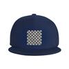 Черно-белый шахматный узор Бейсболки Snapback Модные Бейсбольные кепки Дышащие Повседневные Кепки для улицы для унисекс