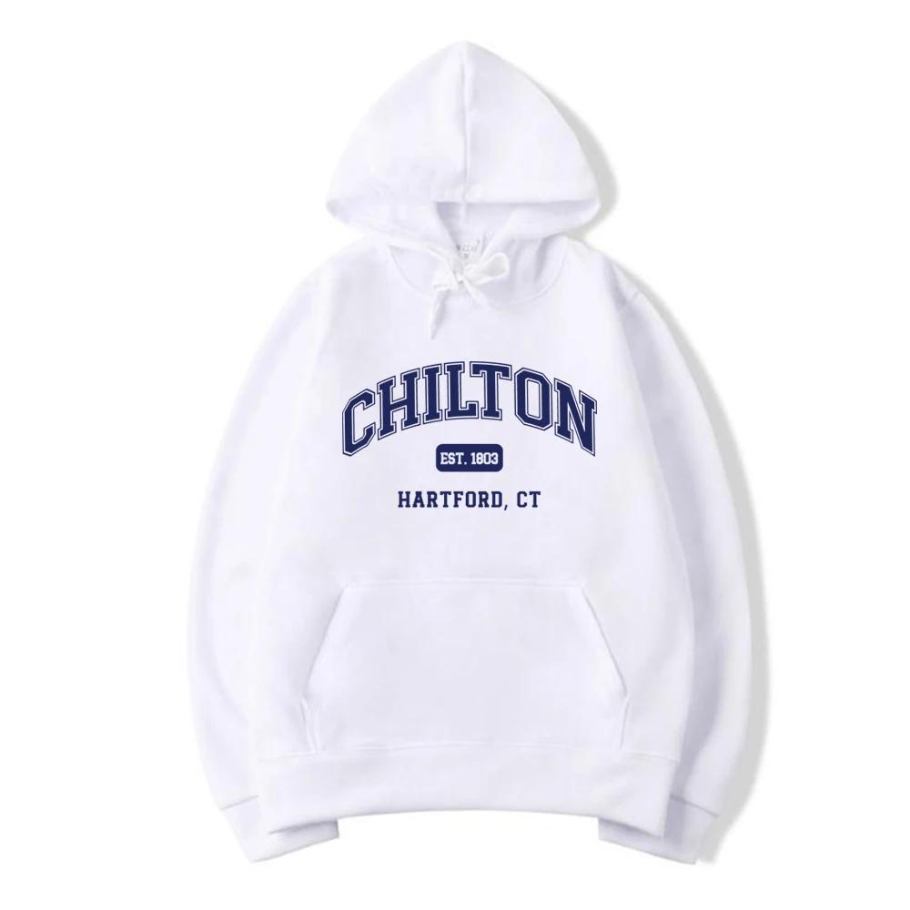 Chilton School Hoodie Gilmore Girls Gift Rory Sweatshirt Stars Hollow Hoodies Women Long Sleeve Hooded Sweatshirt Streetwear Tops