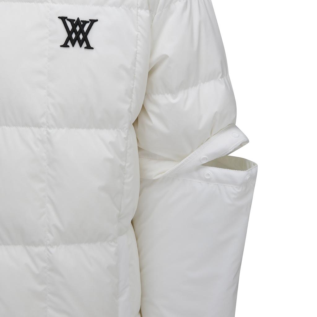 Anew Golf M Sleeve Detachable Down Jk_Wh
