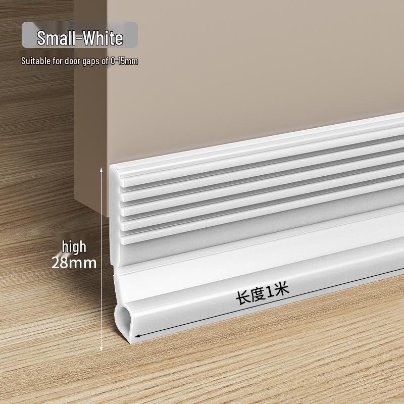 Самоклеящийся уплотнитель для низа двери: Звукоизоляционный, Ветрозащитный, Водонепроницаемый, Защита от тараканов и Противовзломный барьер