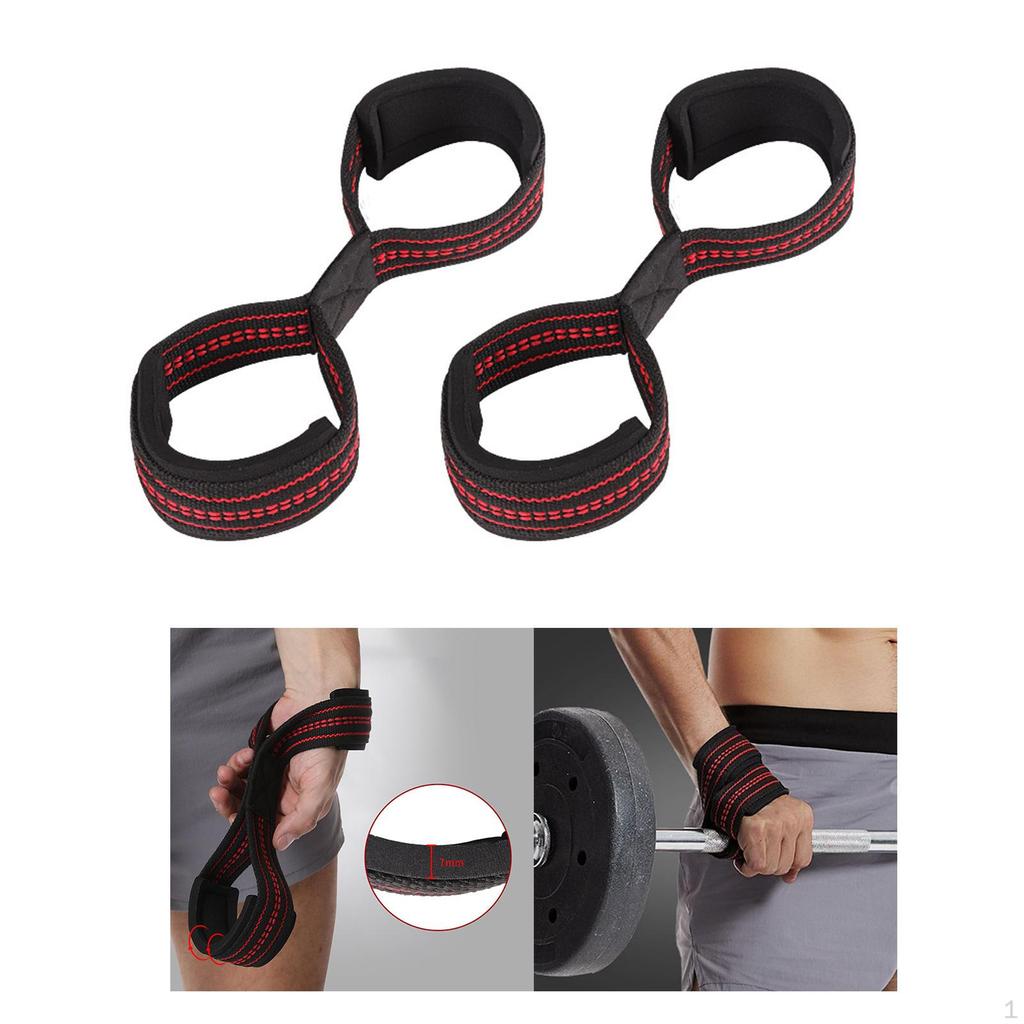 Weight Lifting Straps Deadlift Straps, Hand Grip, Strength Training, Wrist Support Wraps,