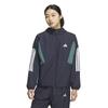 Тканая куртка Adidas Team цвета Legend Ink, размер M, женская, с 3 полосками (NCX84) (KA0933)