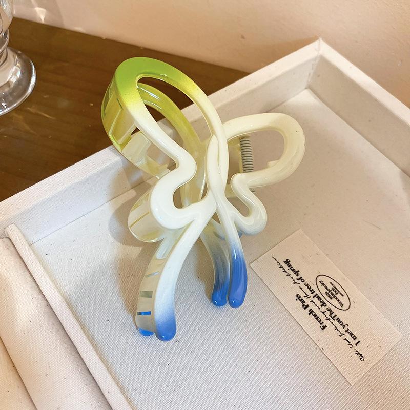 Супер фея прозрачная заколка-бабочка модная и простая заколка для захвата волос на затылке нишевая личность высококачественные аксессуары для волос