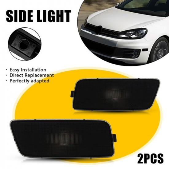 2X Задний бампер, боковой габаритный огонь, дымчатый, для Volkswagen MK6 GTI V 2010-2014