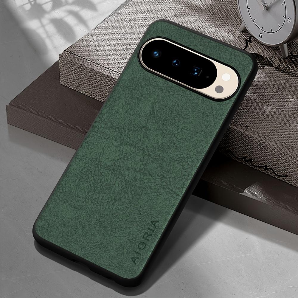 Phone Case: Luxury Retro Synthetic Leather Phone Case for Google Pixel 10 Pro XL 10A Matte Soft Bumper Hard Back Cover Fashion Protective Case