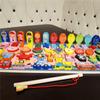Montessori Wooden Math Toys Children Forest Animals Magnetic Fishing Building Blocks Busy Board Preschool Educational Kids Toys