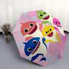 Baby Shark, Bubbles Automatic Opening and Closing, 8 rib Structure Portable Umbrella, Suitable for Men and Women in All Seasons  Perfect Gif