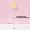 Factory Direct Long Steel Wire Star Feather Cat Teaser Wand Durable Chew Resistant 60cm Interactive Cat Toy