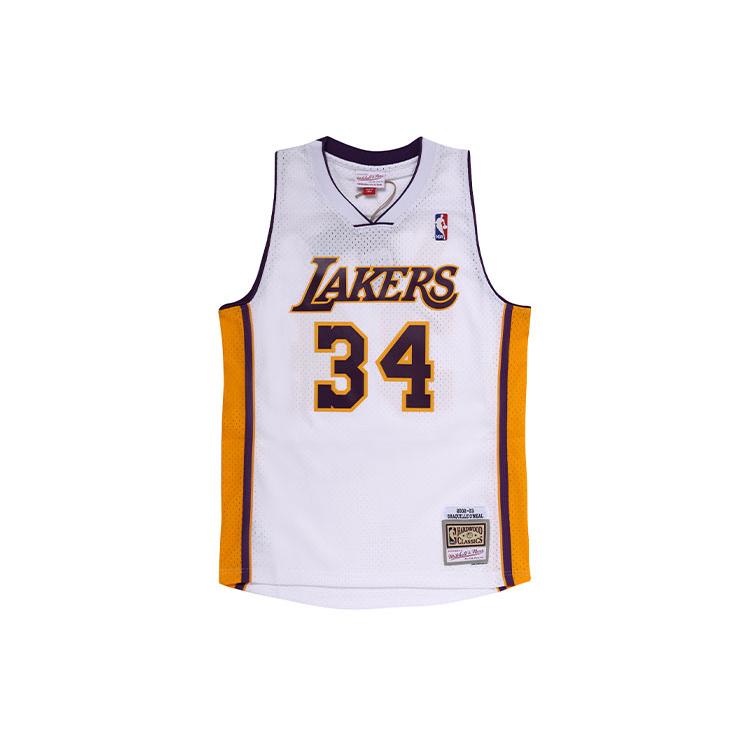 Mitchell Ness Nba Alternate "Lakers 2002 Shaquille O'Neal" jersey SMJY4442-LAL02SONWHIT