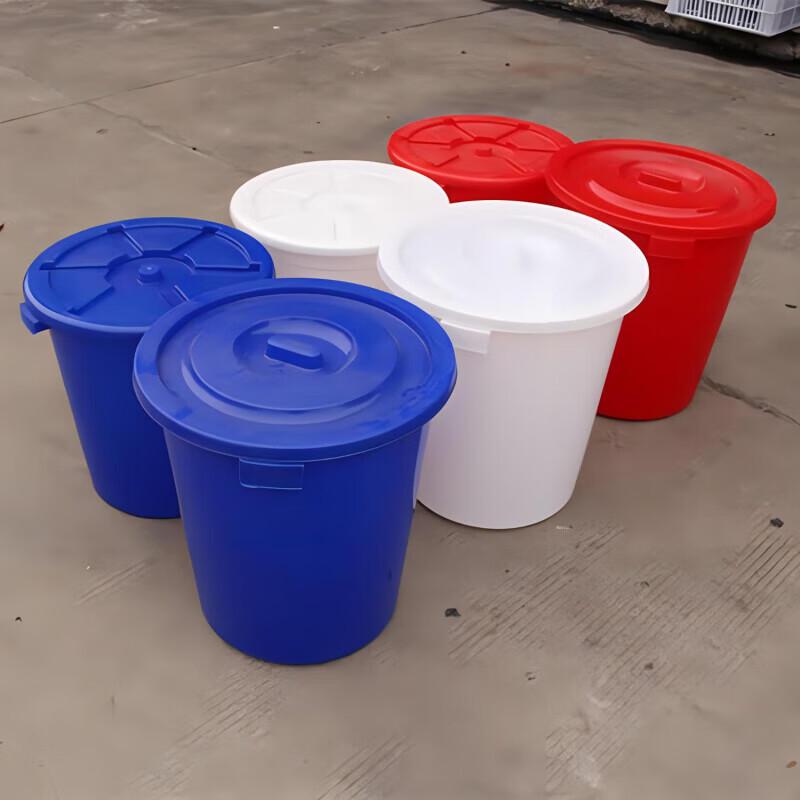 Plastic Round Multi-purpose Bucket with Lid