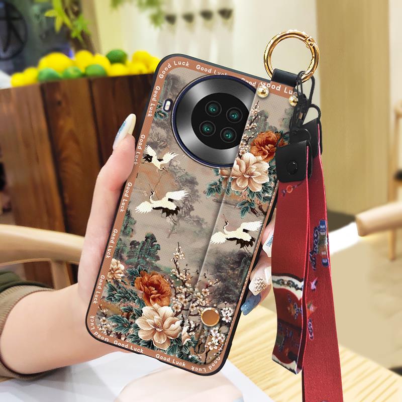 Для мамы Чехол для телефона с ремешком на запястье Для Cubot Note20 Защитная Пылезащитная Задняя крышка Кольцо Пожилая леди Подставка Ударопрочный