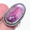 Натуральный Аметрин Драгоценный камень Ручная работа 925 Стерлинговое серебро Ювелирное кольцо Размер 8 i5A91