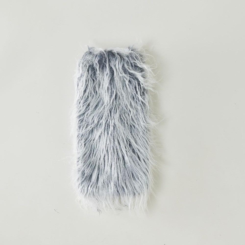 Foot Cover Faux Fur Leg Warmers Y2K Aesthetic Winter Leg Coverings Soft Furry Leg Warmers Winter