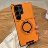 Матовый чехол-держатель с кольцом Для Samsung S26 S25 Ultra Для Магнитных чехлов Для Samsung S24 S23 S22 S21 Ultra Plus