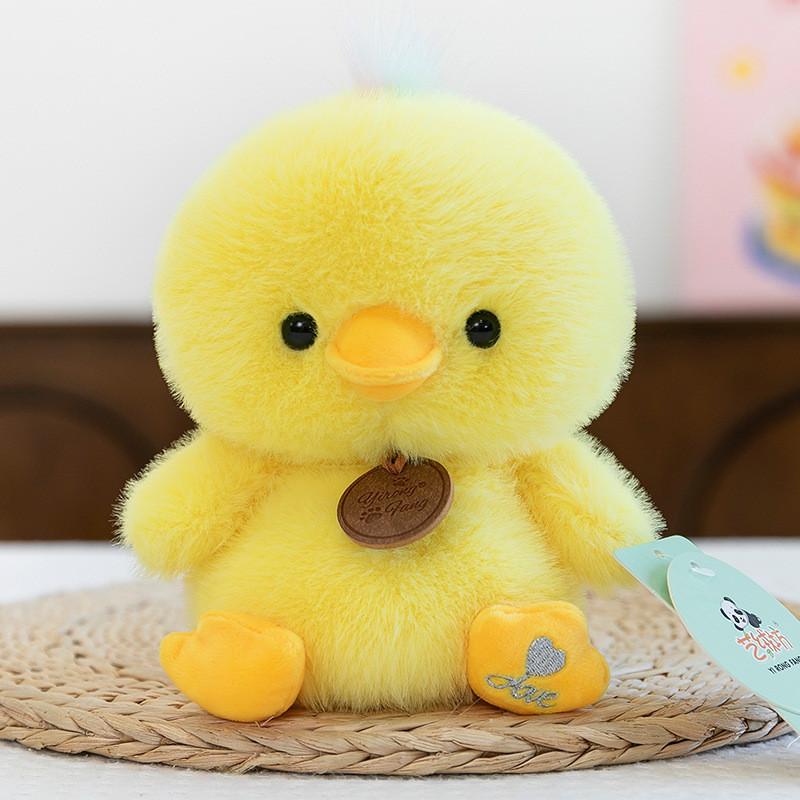 Плюшевая игрушка слон с коротким помпоном из хлопка для комфорта и игры детей