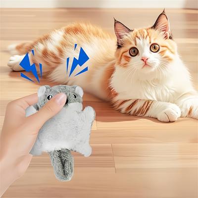 Andiker Плюшевая игрушка, Милая форма летяги, Жевательные игрушки со свистком и шуршащей бумагой, Интерактивные игрушки для домашних кошек и котят для царапания