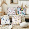 Floral Pattern Pillow Case Fashion Square Pillowcase Bedroom Sofa Room Ins Decoration Leisure