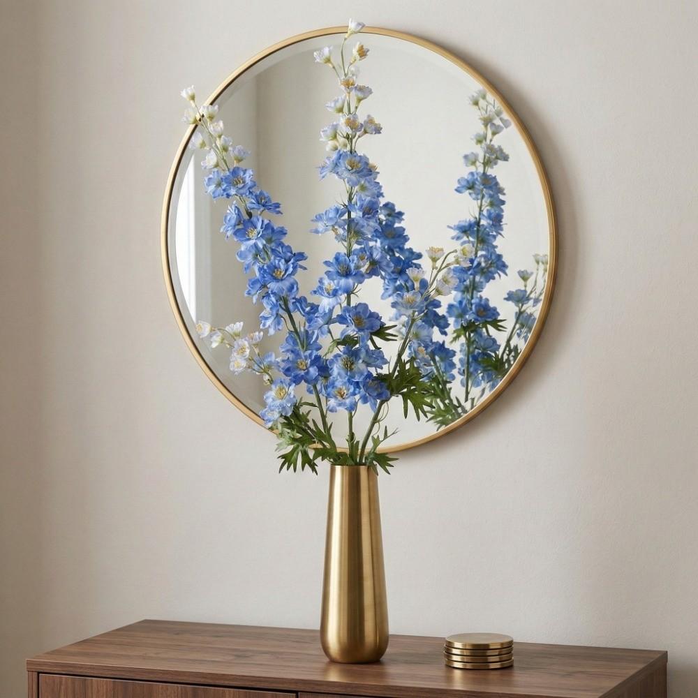 Real Touch Simulation Big Violet Handmade Faux Hyacinth Flower Branch Dining Table
