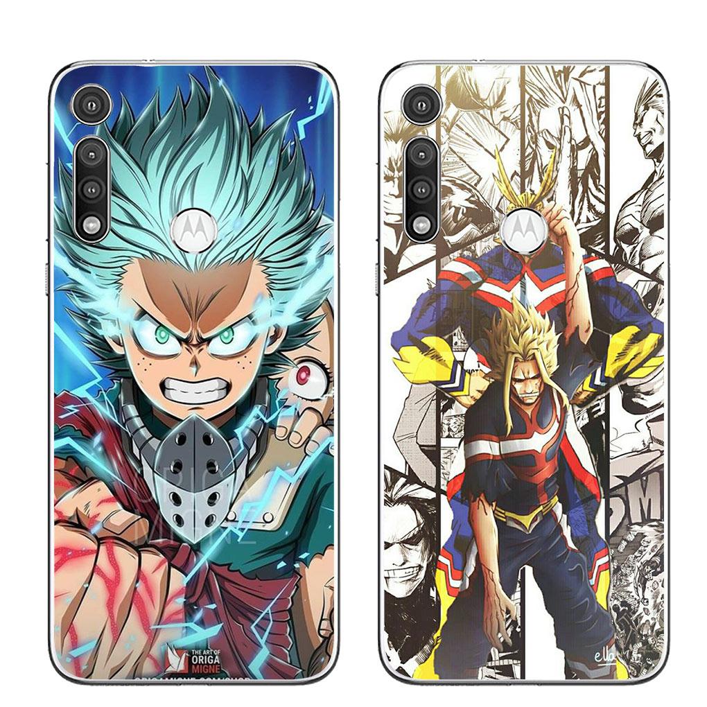 My Hero Academia Deku Bakugou Todoroki Cover for Motorola Moto G13 G14 G53 G54 G62 G72 G82 G84 E13 E20 G42 G32 G23 G22 Case