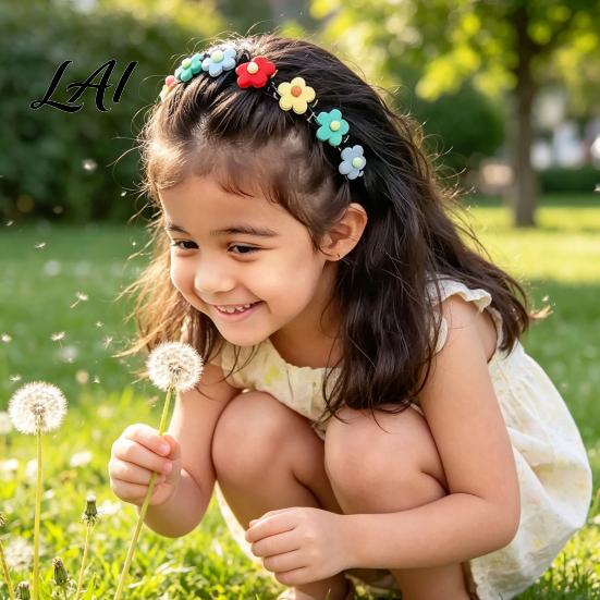 Cute Decorative Headwear for School Cartoon Girls Hairband Clips Headband with Hair Accessory Stylish Daily