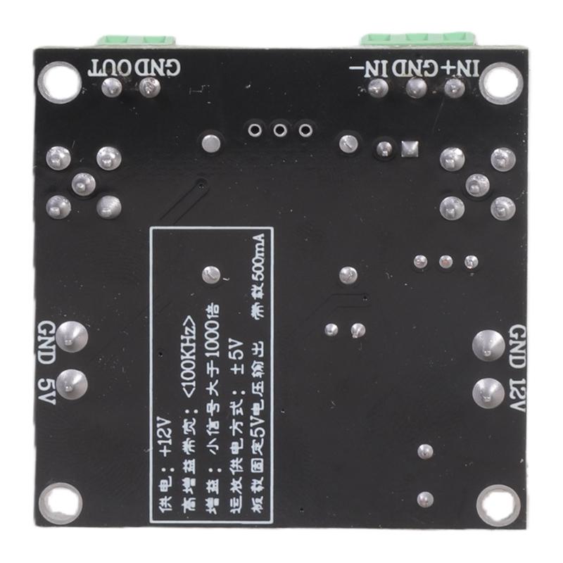 AD623 High Gains Bandwidth Instrumentation Amplifiers Module With Rail To Rail Output Single Supply Design