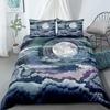 2024 Celestial Moon Myth Duvet Cover Set UK Single Double King US Twin Full Queen Size Anime Bed Linen Set
