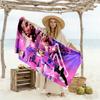 Mbappe Personalized Text Beach Towel Soft Durable Quick-Dry For Beach Bathroom Outdoor Swimming Pool Camping Picnic Yoga Diving Vacation Accessories