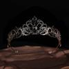 Rhinestone Baroque Pageant Crowns Cake Decorations Bridal Wedding Crowns  for Women