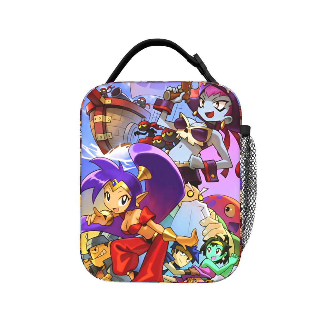 Shantae Half Genies Lunch Bag Portable Insulated Lunch Box Women Travel Print Cooler Bag Fun Waterproof Thermal Lunch Bags