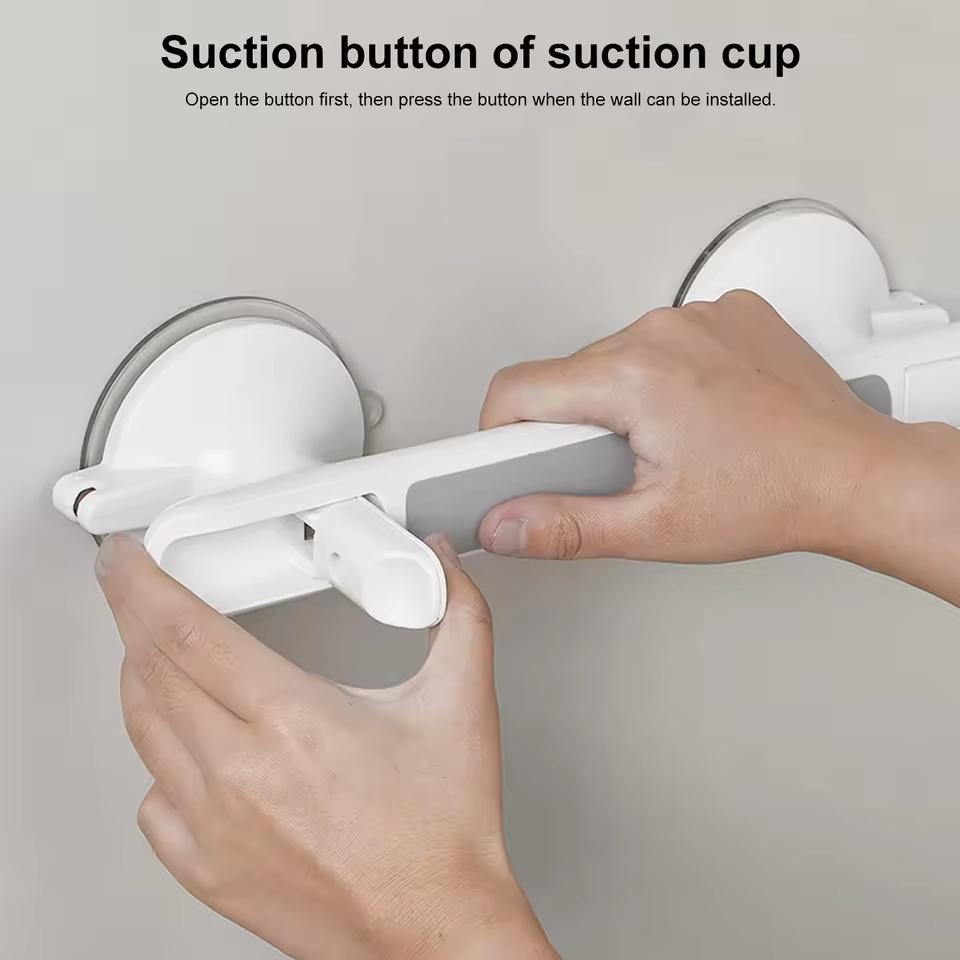 Suction Cup Handles for Shower Household Anti-Slip No Drilling Safety Grab Bars Universal Handles for Children Pregnant Women