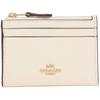 Coach Чехол для ключей и монет COACH Card Case Mini Skinny ID Case Cross Grain Leather Chalk Outlet F88250-IMCHK [Товар]