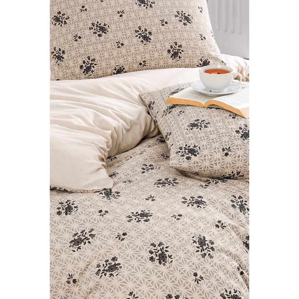 Tiles Single Patterned Duvet Cover Set, Elastic Sheet And 1 Pillowcase