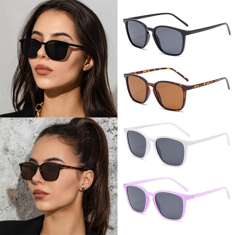 Солнцезащитные очки Charm Square Retro Trend Women Популярные очки Простые мужские очки UV400 Высокое качество Лидер продаж Очки