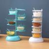 Seasoning Box, Seasoning Jar, Rotatable Combination Set, Kitchen Storage Box, Storage Rack, Kitchen Supplies