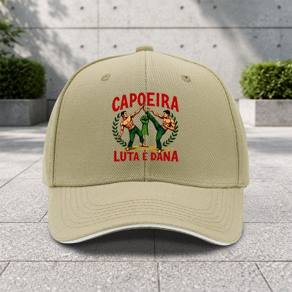 pc Capoeira Martial Arts Adjustable Sandwich Baseball Cap Trendy Printed Craft Suitable for Outdoor Sports And Camping Enth