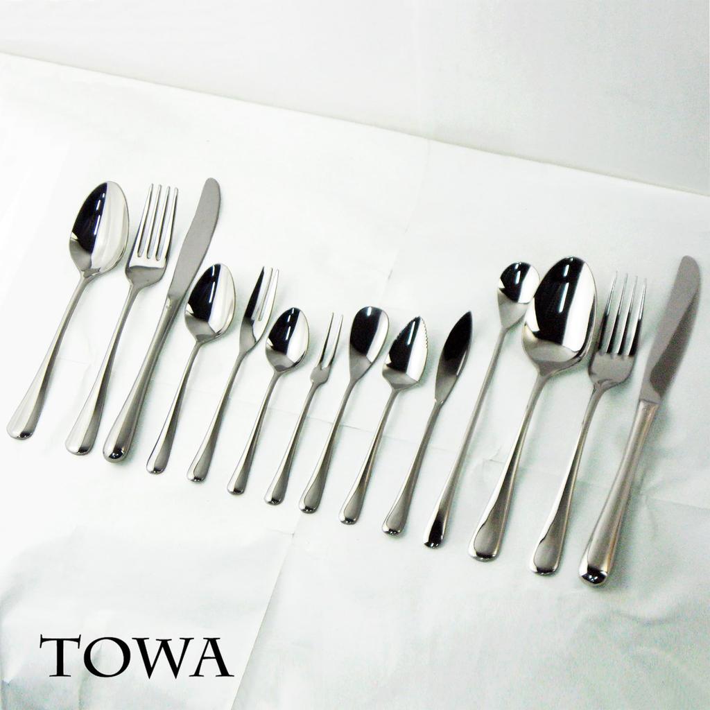 Nagao TOWA Dinner Cutlery 6 Stainless Bag Holder Made In Japan Set, Pieces, 18-8 Steel, Only,
