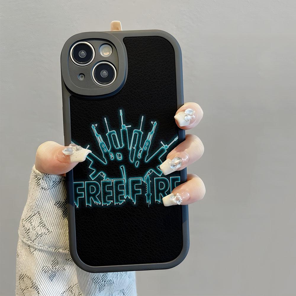 Чехол для телефона игры Free Fire для iPhone 16 14 13 11 12 Pro Max Mini X XR XS Taiping 8 Plus Mini Силиконовый чехол-крышка из кожи ягненка
