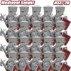 Medieval Castle Knight Warrior Building Blocks  Black Eagle Bull Kingdom Guard Armor Shield Sword Lance Cavalry Bricks Toy Gifts