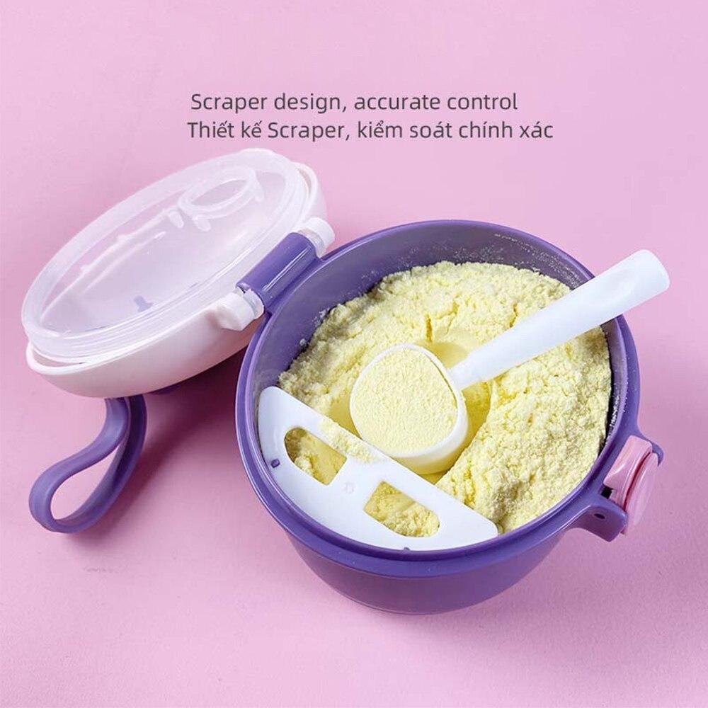 Milk Powder Box for Travel Outdoor Activities Baby Formula Dispenser