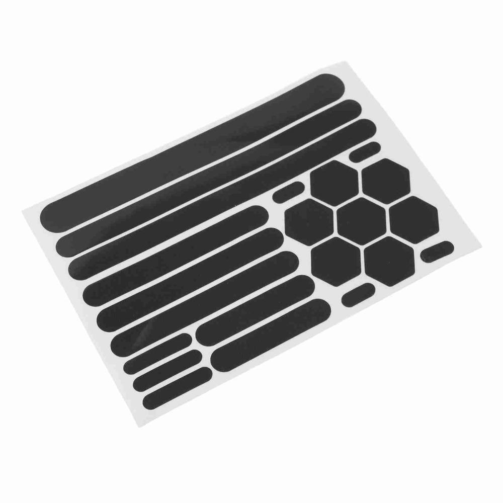 10Sheet High Visibility Bike Reflective Decals Reflective Helmet Stickers Motorcycle Helmet