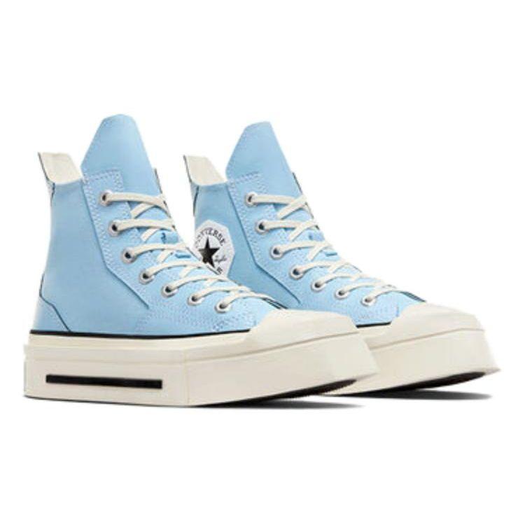 Converse Кроссовки Chuck 70 De Luxe Squared High True Sky Unisex, цвет синий, цапля, черный A07566C