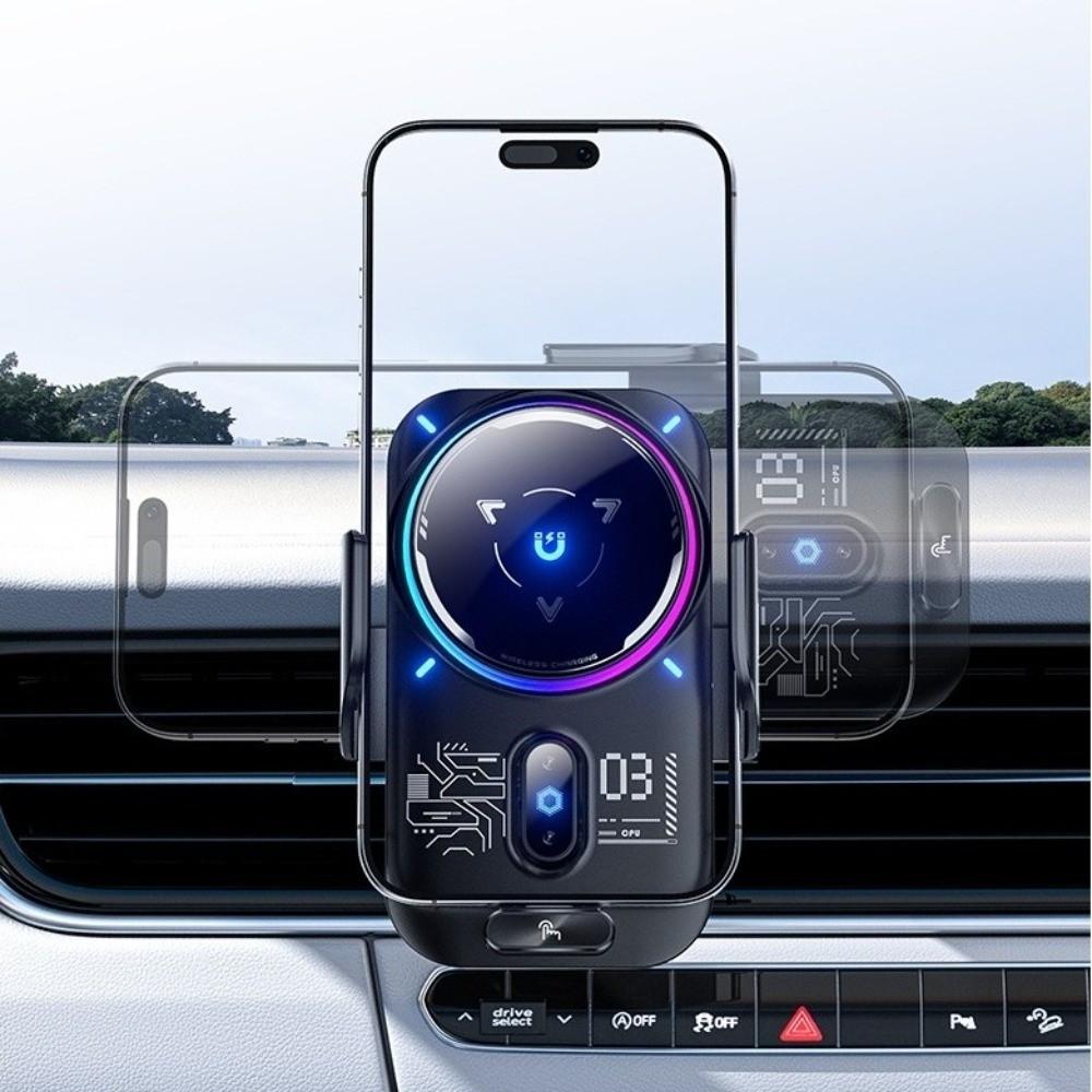 Magnetic Wireless Car Charger Fast Charging Auto Induction Wireless Charger  Mobile Phone