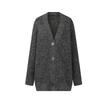 FivePlus Women's V-Neck Sequin Knit Alpaca Blend Cardigan