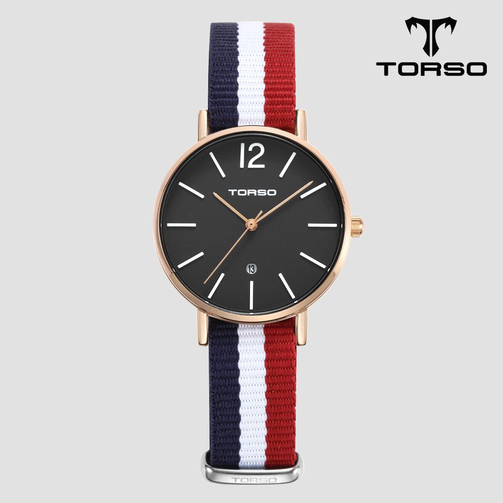 Toleuso T101F Doros Мужские часы с датой на ремешке НАТО