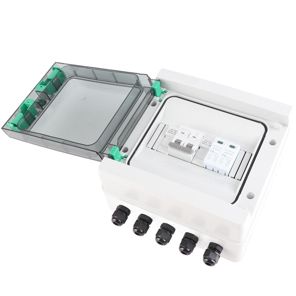 Солнечная фотоэлектрическая распределительная коробка пылезащитная IP65 один выход один вход ПВХ фотоэлектрическая распределительная коробка 550 В