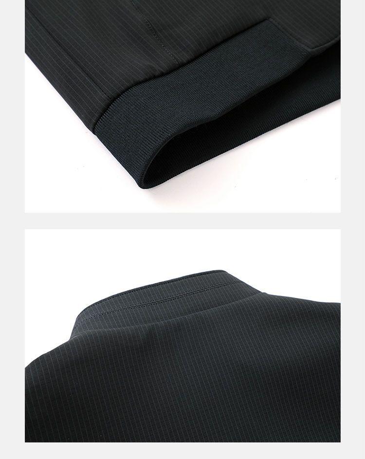 Spring & Autumn Stand-up Collar Jacket for Middle-Aged Men: Versatile Lightweight Business Casual Coat